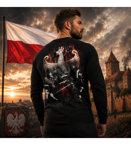 LONGSLEEVE PATRIOTYCZNY BÓG HONOR OJCZYZNA